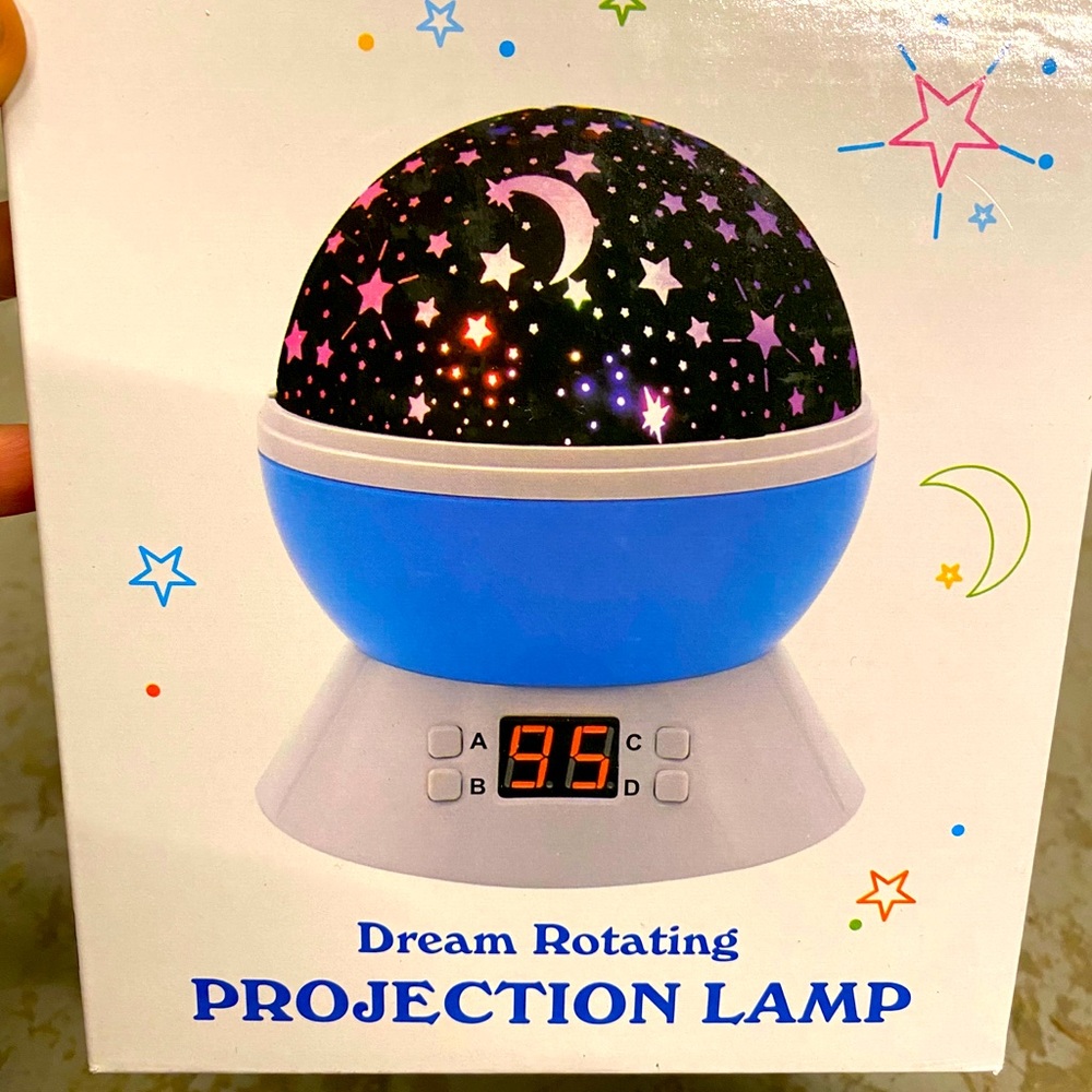 Star Projector Night Light Rotating